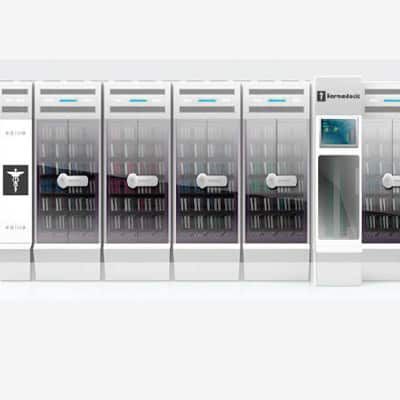 automatización hospitalaria farmacia-robot lienal